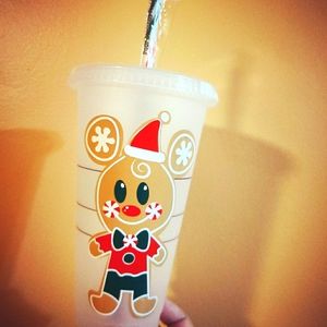 Mickey Gingerbread Starbucks Cup